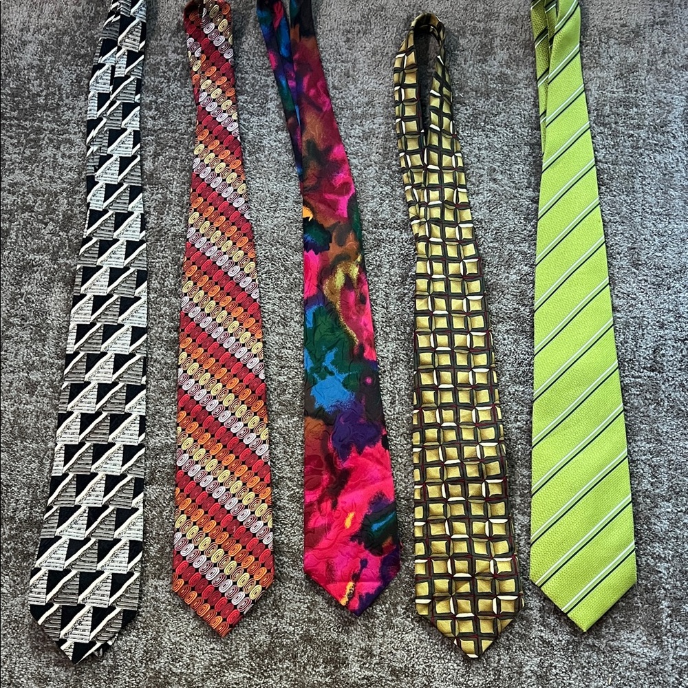 Stylish Men's Tie Set - Multicolor